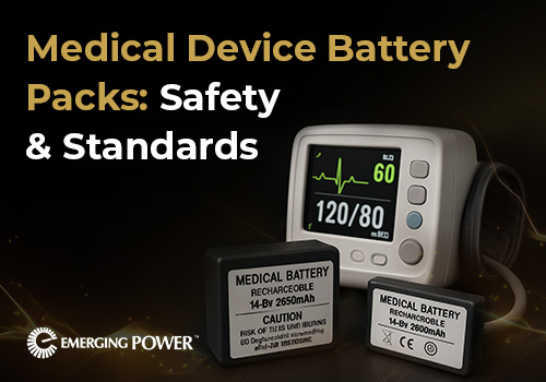 Safety & Regulatory Requirements for Battery Packs in Medical Devices