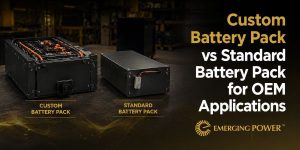 Custom Battery Pack vs Standard Battery Pack for OEM Applications
