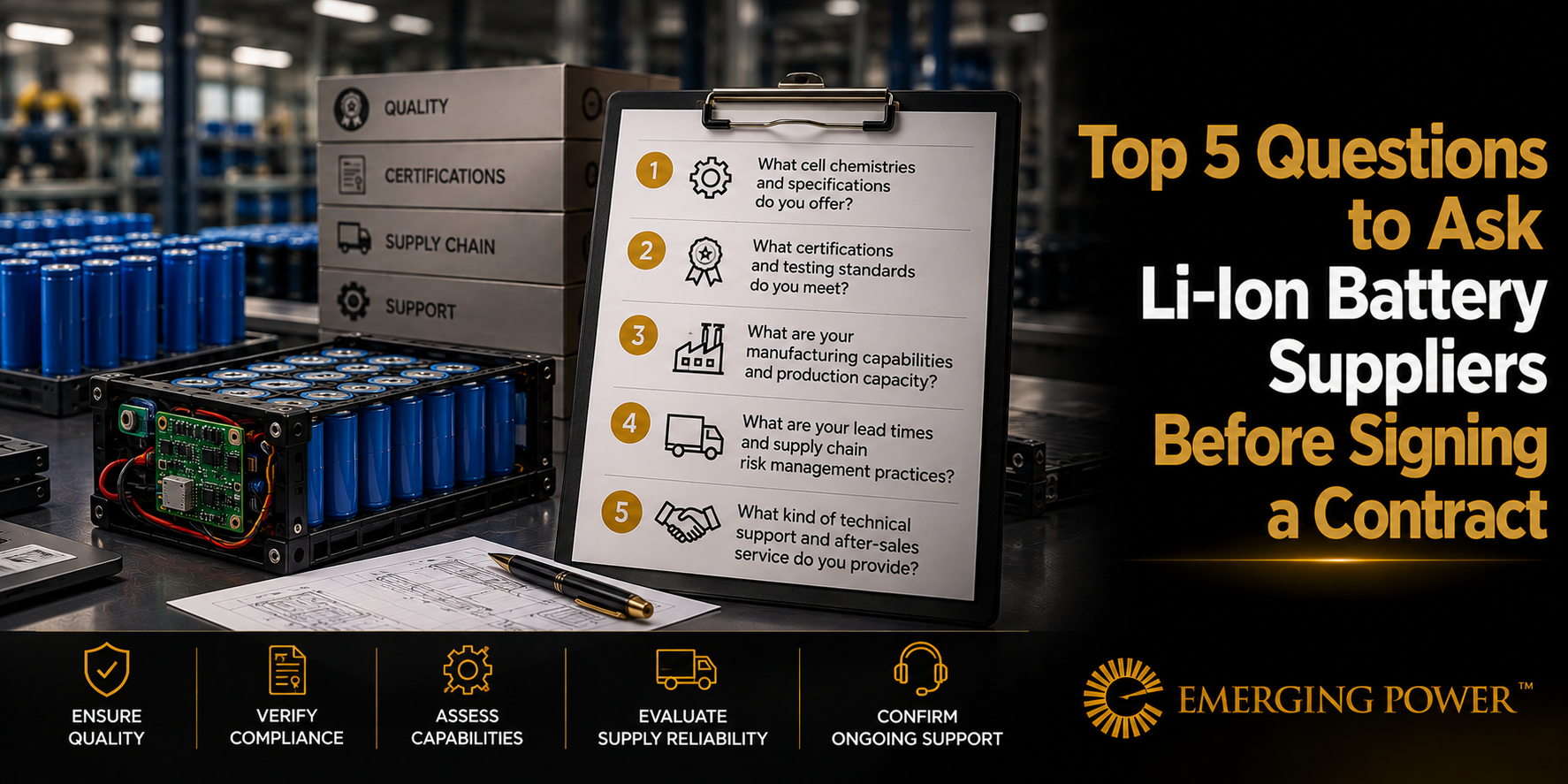 Li-Ion Battery Suppliers